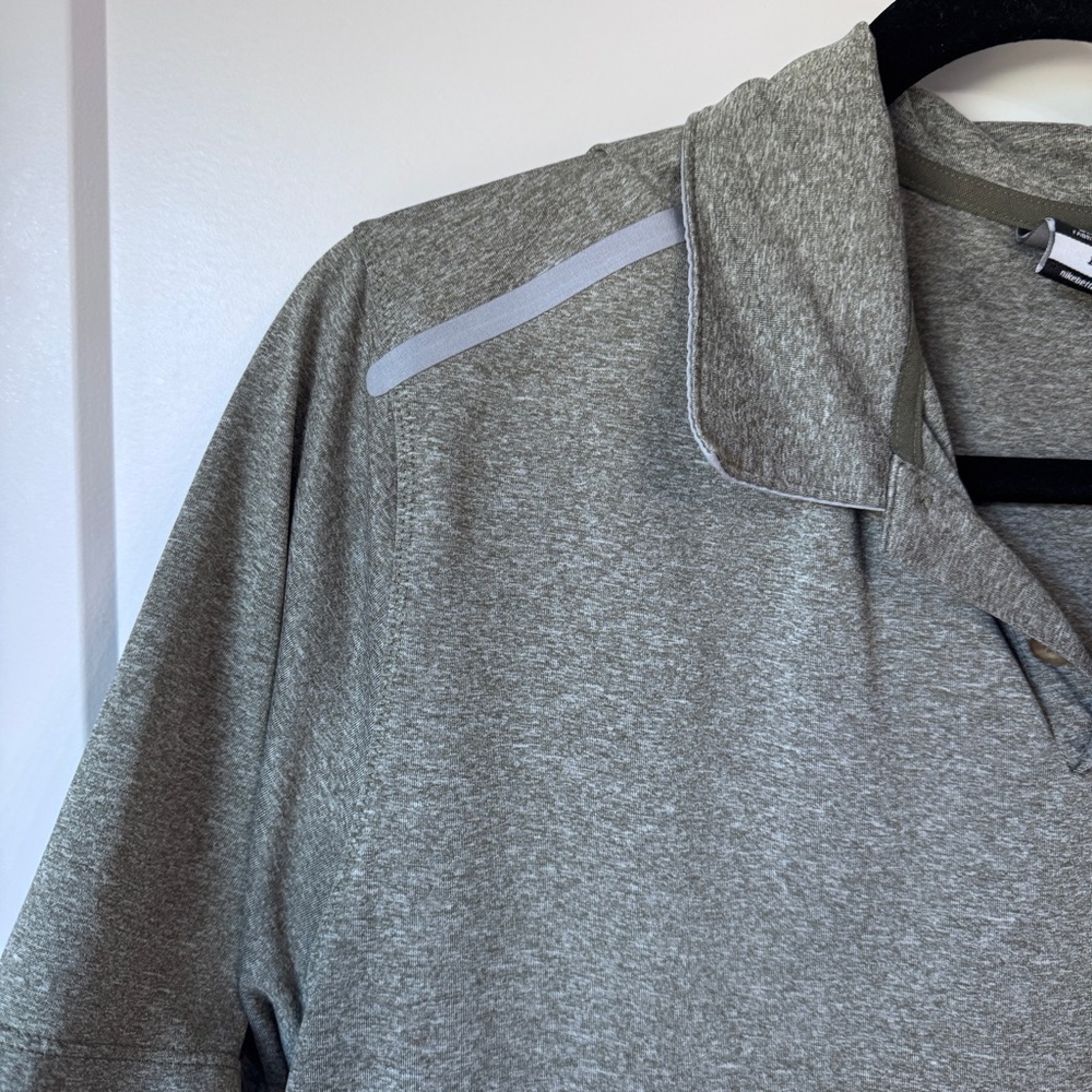 Nike Golf Dri-FIT Men's Performance Polo Heather Gray Short Sleeve Large - Picture 4 of 11